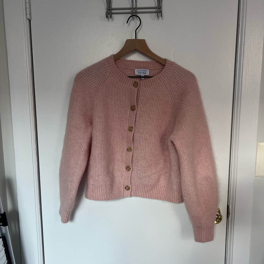 & Other Stories Pink Cardigan Sweater
